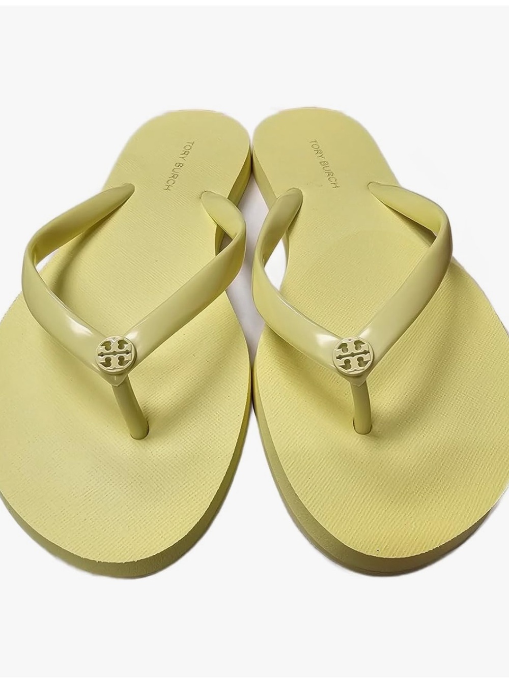 Tory Burch Chelsea Pastel Yellow Thin Flip Flop Women's Sandals in size 11